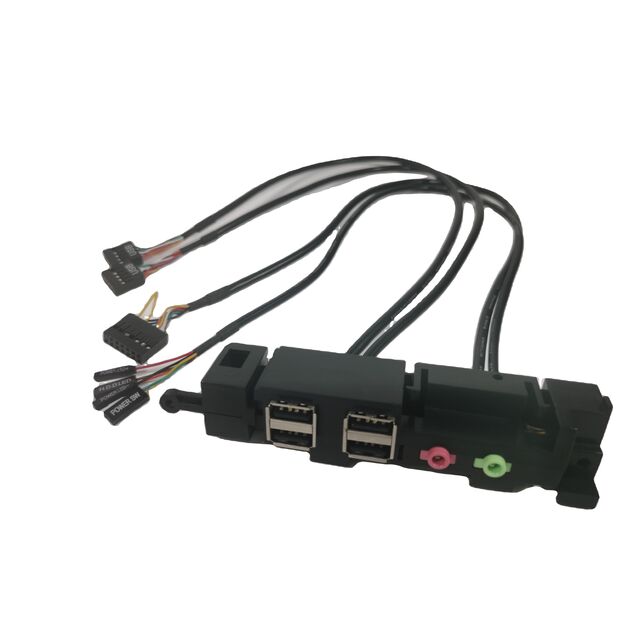 Kabel Panel Depan Casing Komputer Port USB3.0 /USB2.0 Port Audio Mic Jaminan Kualitas