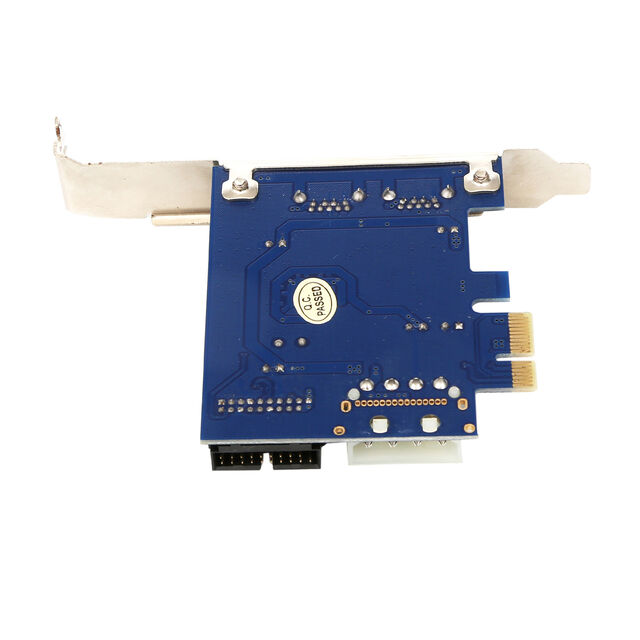 Kartu Riser/Ekspansi PCBA Dual USB 3.0 ke PCI-E Komputer PC dengan Catu Daya 4 Pin dan DC3-19 Pin untuk Penjualan Langsung Pabrik