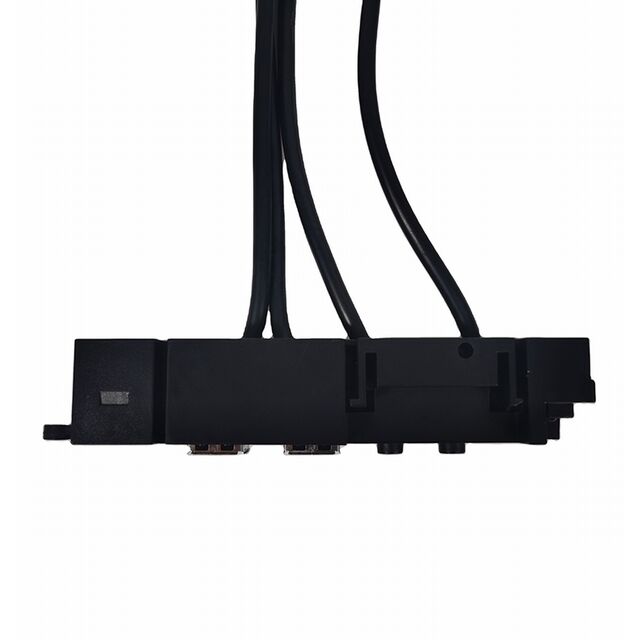 Port Input/Output Mikrofon Audio Ganda USB 3.0 dan USB 2.0 untuk Panel Depan Casing PC dengan Kabel Motherboard