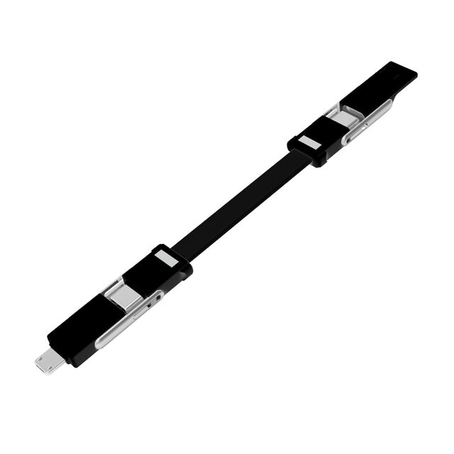 Cabo de Carregamento Magnético 6 em 1 Compatível com Micro USB, iPhone, Tipo-C para Dispositivos Móveis
