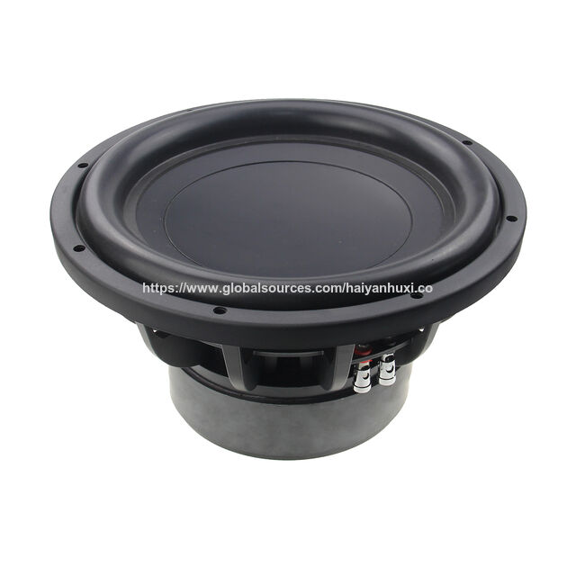 Subwoofer automotivo de 10 polegadas com cesta de ferro de 300 Watts RMS
