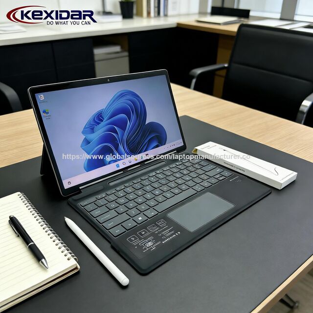 Portátil Convertible 2026 de 13.3 Pulgadas con Windows, Intel N150, 4GB RAM, 4G LTE y Pantalla OLED para Profesionales Móviles