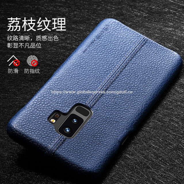 Capa Protetora Usams de Couro PU com Novo Design para Samsung Galaxy S9 Plus