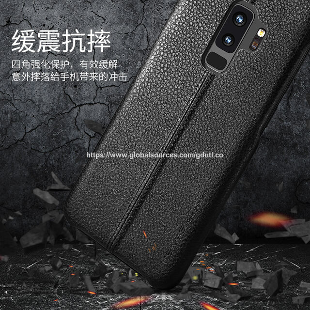 Capa Protetora Usams de Couro PU com Novo Design para Samsung Galaxy S9 Plus