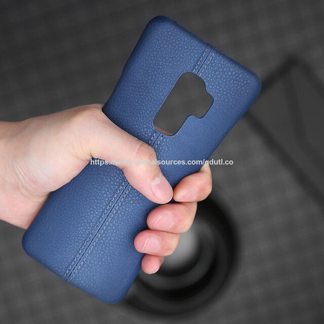 Capa Protetora Usams de Couro PU com Novo Design para Samsung Galaxy S9 Plus