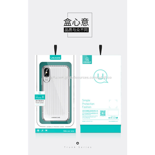 Casing PC Desain Fashion USAMS Terlaris Berwarna-warni untuk iPhone X