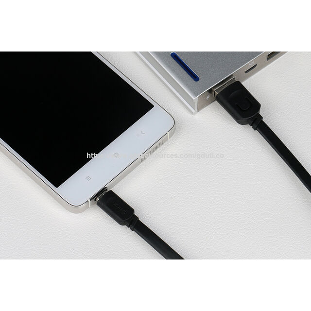 كابل شحن Micro USB مسطح من مادة TPE الملونة للهواتف المحمولة Samsung/Huawei/Oppo/Vivo