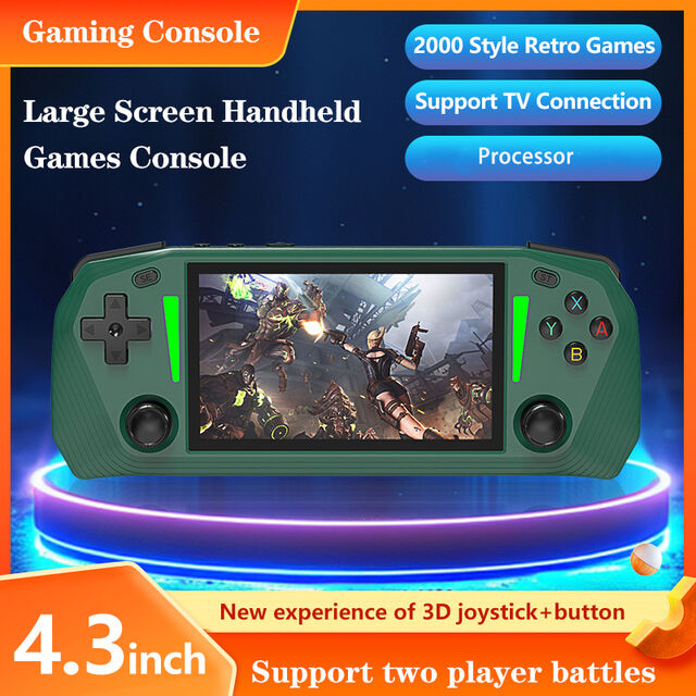 X G33 Tragbare Retro-Videospielkonsole 4,3 Zoll IPS-Bildschirm 20+ Klassische Emulatoren WIFI Handheld-Gaming-Player