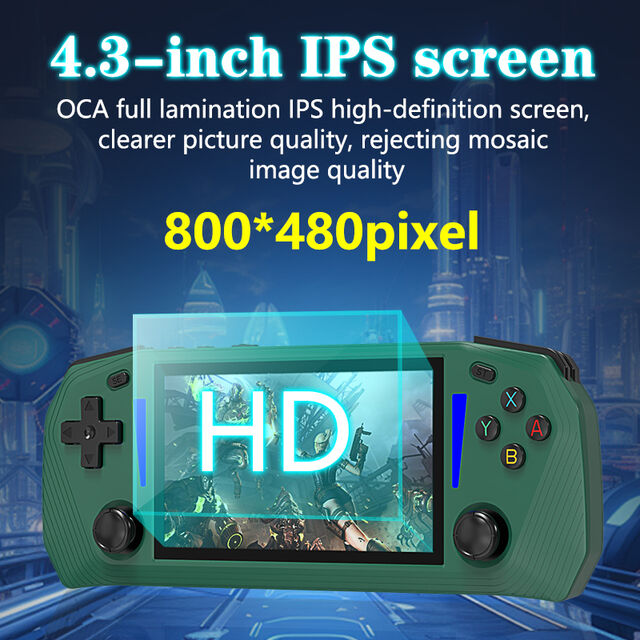 X G33 Tragbare Retro-Videospielkonsole 4,3 Zoll IPS-Bildschirm 20+ Klassische Emulatoren WIFI Handheld-Gaming-Player