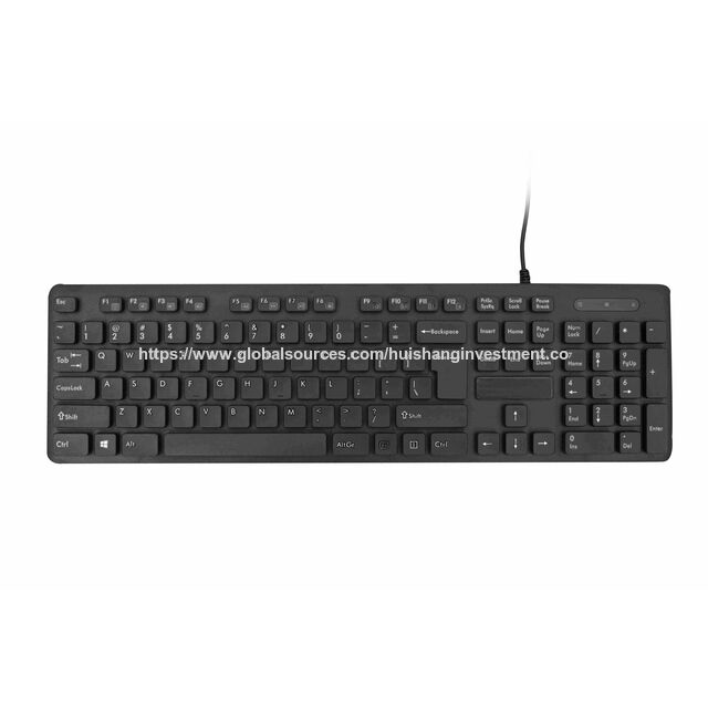 لوحة مفاتيح USB سلكية OEM مصنع للاستخدام المكتبي/المنزلي K-B02