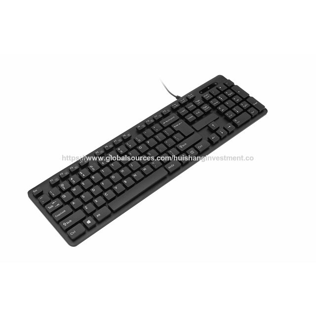 لوحة مفاتيح USB سلكية OEM مصنع للاستخدام المكتبي/المنزلي K-B02