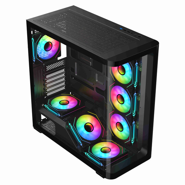 هيكل كمبيوتر ألعاب Full Tower E-ATX/ATX/Micro-ATX/ITX مع فلاتر غبار وجودة بناء فاخرة
