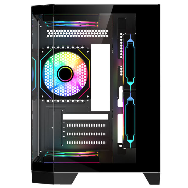 هيكل كمبيوتر ألعاب صغير مدمج Micro-ATX/ITX شائع مع فلاتر غبار وجودة بناء ممتازة