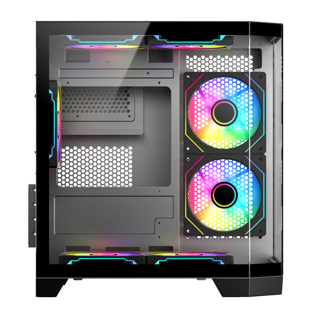 هيكل كمبيوتر ألعاب صغير مدمج Micro-ATX/ITX شائع مع فلاتر غبار وجودة بناء ممتازة