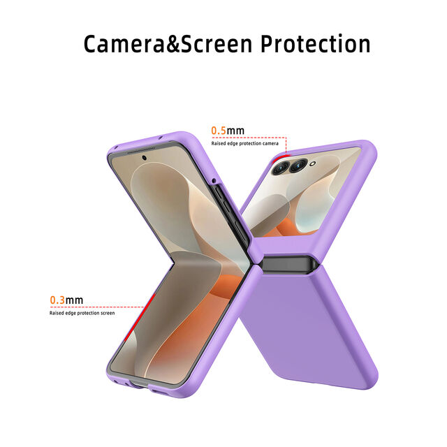 Schutzhülle für Moto Razr 60 Razr 50 Faltbildschirm-Handy, PC-Material, Öleinspritzung, stoßfest