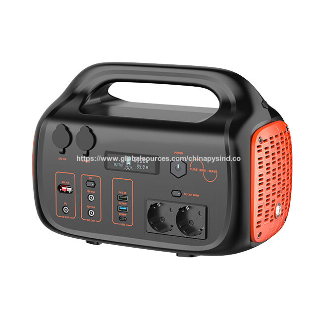 Station d'Énergie Portable 600W avec Haut-parleur