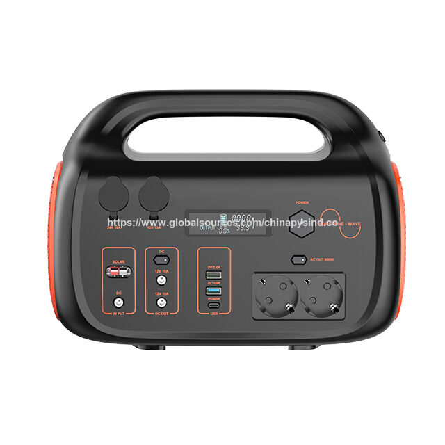 Station d'Énergie Portable 600W avec Haut-parleur