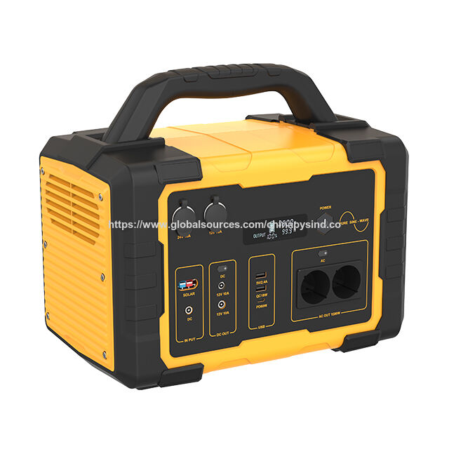 Station d'Énergie Portable 1500W - Jaune