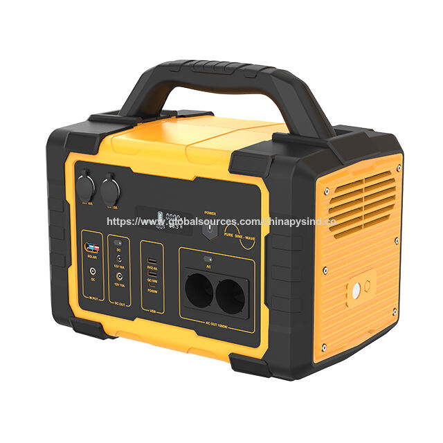 Station d'Énergie Portable 1000W, Noir