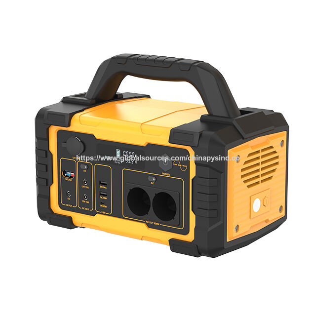 Station d'Énergie Portable 600W en Plastique - Alimentation Mobile pour l'Extérieur