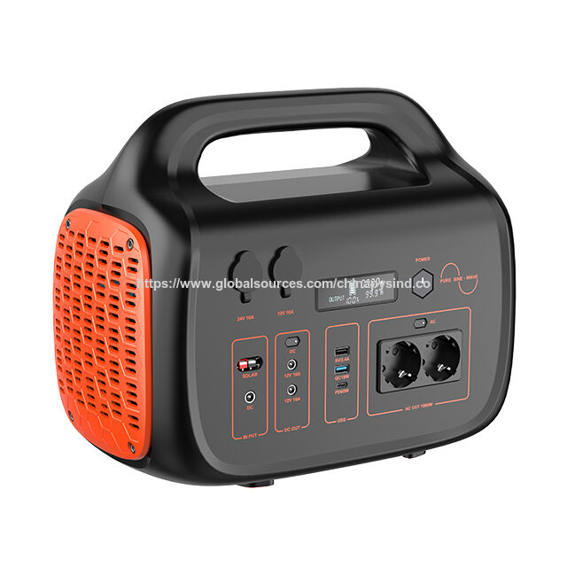 Station d'énergie portable, design rond et finition douce