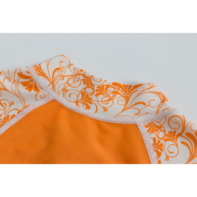 Maillots de Bain Anti-UV UPF50+ pour Filles - T-shirts de Protection Solaire à Manches Courtes