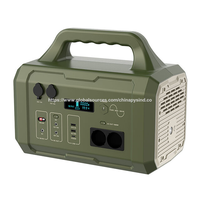 Station d'Énergie Portable 1000W Verte