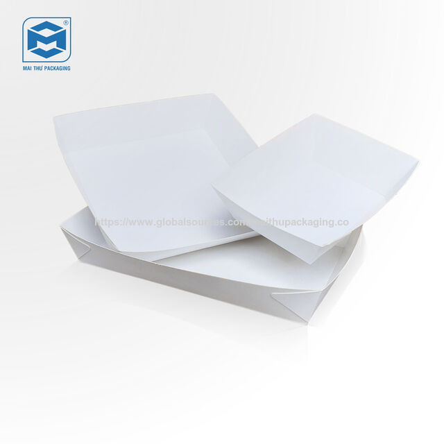 Bandeja de papel para alimentos - Bandeja de papel Kraft, Papel de grado alimenticio