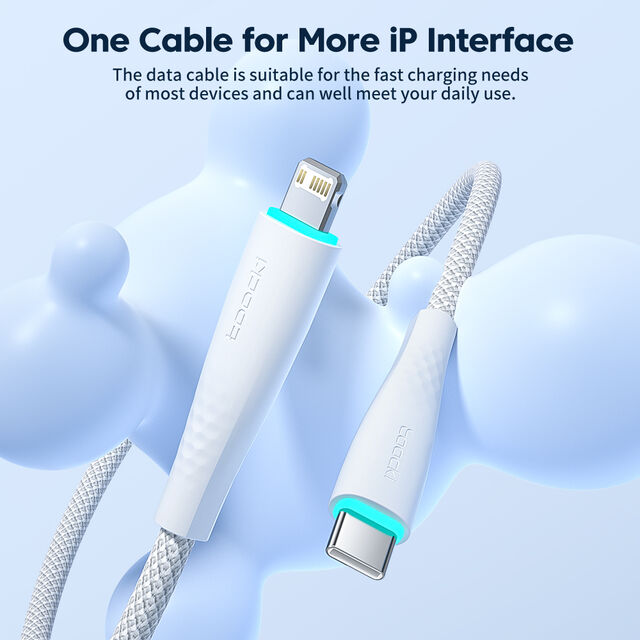 1M 2M PD 20W USB-C Schnelllade-Datenkabel für iPhone 12 Pro Max, Apple Ladegerät, Lightning auf USB-C Typ C USB-Kabel