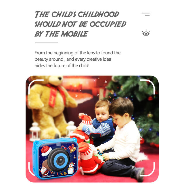 Kamera Digital Video Anak Tahan Air Bawah Air untuk Anak Laki-laki Perempuan Usia 3-12 Tahun Kamera IPS 1080