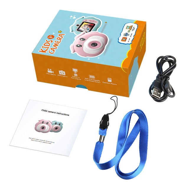 Video cartoon children digital camera 1080P sports camera toys kids with lovely appearance