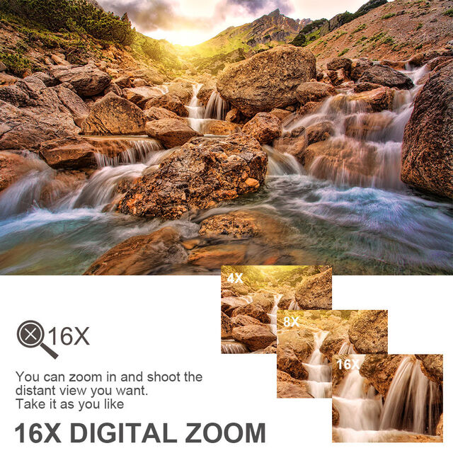 Cámara DSLR Digital 4K HD con Grabación de Video Codificada de 360 Grados - Videocámara Profesional a Bajo Precio