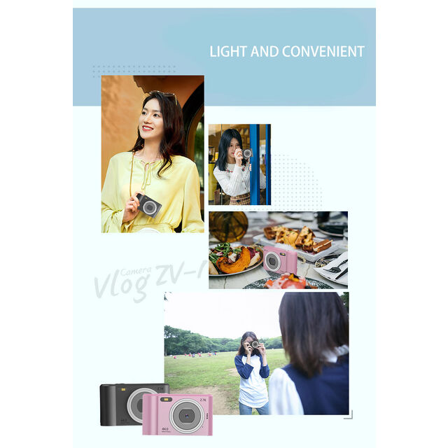 Kamera Digital Anak AD-M1, Perekam Foto Video HD 1080p, Layar LCD Tipe-C, Hadiah Ulang Tahun Kecil, Mainan Anak