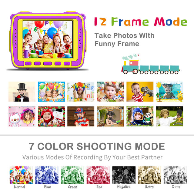 Kamera Digital HD Anak, Hadiah untuk Anak Laki-laki dan Perempuan, Kamera DV Digital Mini Murah