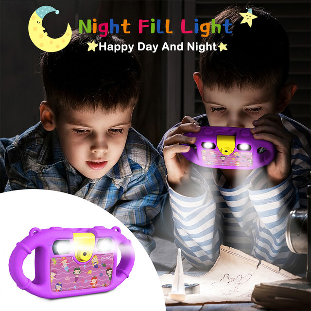 Kamera Aksi Digital DV HD 1080P Anak, Kamera Bawah Air, Mainan Hadiah untuk Anak Perempuan