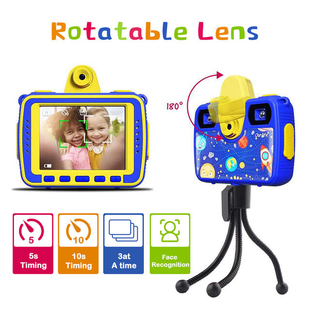 Kamera Digital HD Anak, Hadiah untuk Anak Laki-laki dan Perempuan, Kamera DV Digital Mini Murah