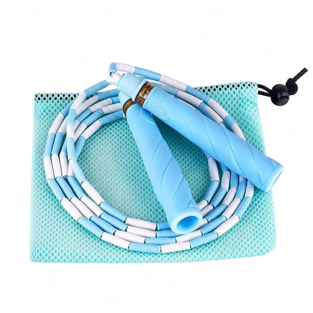 Aluminium Speed Jump Rope Fabrik Großhandel Bulk Anti-Tangle Fitness Gym Training Verstellbare Blaue Rosa Perlen Sprungseile für Studenten