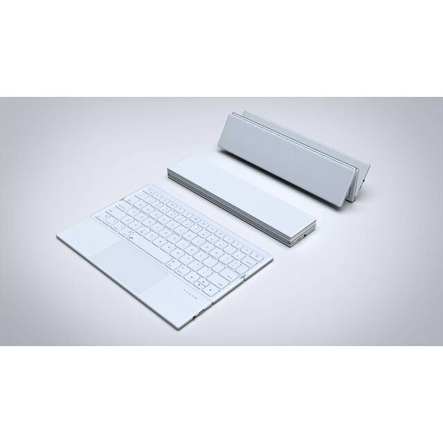 Clavier Bluetooth Portable Pliable en 3 parties avec Technologie Scissor-Switch et Contrôle Tactile