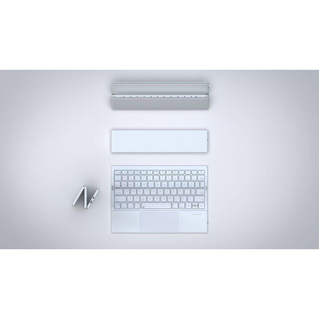 Clavier Bluetooth Portable Pliable en 3 parties avec Technologie Scissor-Switch et Contrôle Tactile