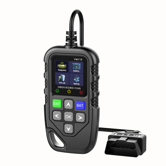 YM119 OBD2 Vollsystem-Diagnose-Scanner Motorfehler-Code-Lesegerät Mehrsprachige Unterstützung für Fahrzeuge mit OBD2-Protokoll