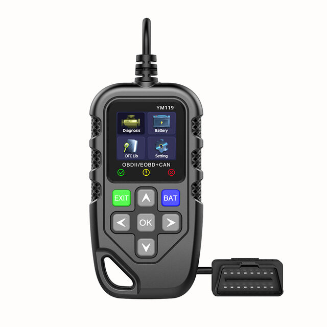 YM119 OBD2 Vollsystem-Diagnose-Scanner Motorfehler-Code-Lesegerät Mehrsprachige Unterstützung für Fahrzeuge mit OBD2-Protokoll