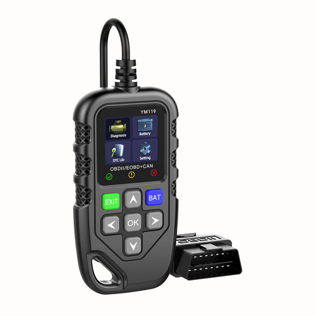 YM119 OBD2 Vollsystem-Diagnose-Scanner Motorfehler-Code-Lesegerät Mehrsprachige Unterstützung für Fahrzeuge mit OBD2-Protokoll