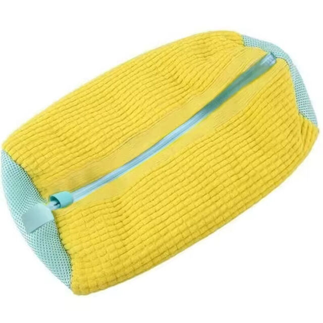 حقيبة غسيل أحذية بوليستر 600D شديدة التحمل بالجملة بسحاب مقاوم للصدأ للغسالة والمجفف