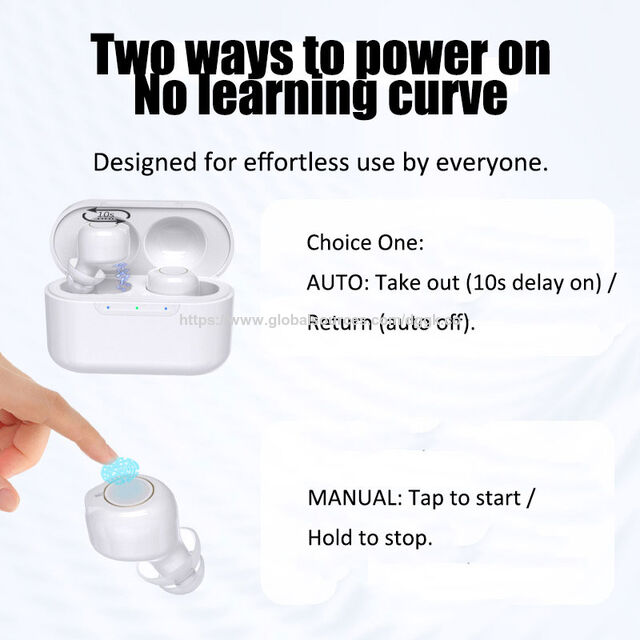 Wholesale Factory Price Wireless Bluetooth Hearing Aid Headset Noise Cancelling Sound Amplifier Headphones for Daily Communication