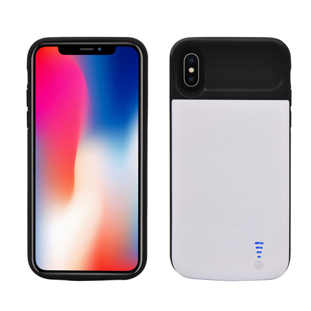 Externes Ladegerät Powerbank Ladehülle für iPhone X/XS