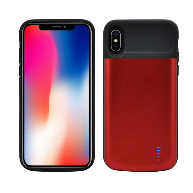 Externes Ladegerät Powerbank Ladehülle für iPhone X/XS