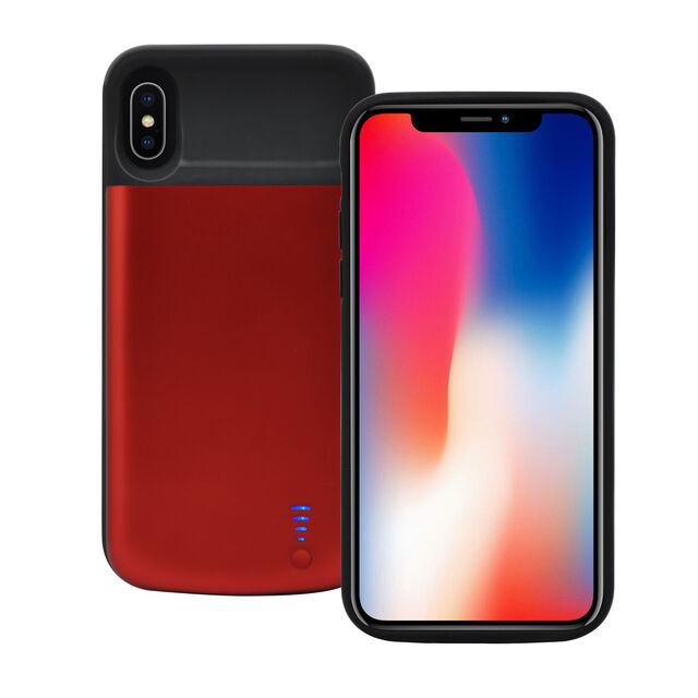 Externes Ladegerät Powerbank Ladehülle für iPhone X/XS