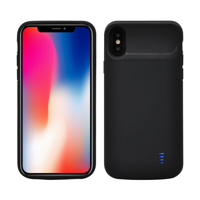 Externes Ladegerät Powerbank Ladehülle für iPhone X/XS