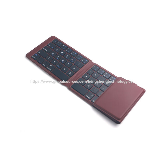 Clavier Bluetooth Tri-Pliant 65 Touches avec Pavé Tactile, Interrupteur à Ciseaux, Ultra Mince Portable