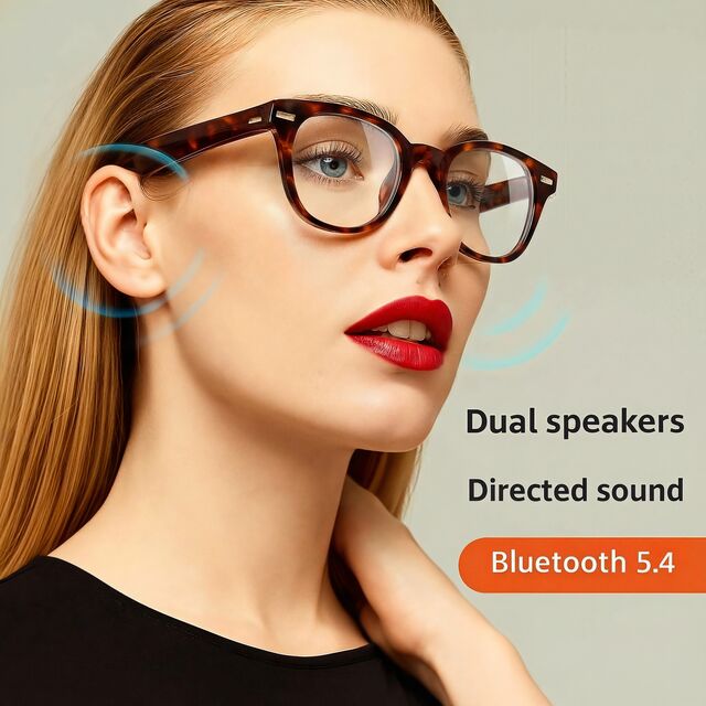 Gonbes New OEM Bluetooth5.4 Smart Glasses Audio G20 Touch Control Calling Speaker Transfer AI Real-time Photochromic Lens IPX4